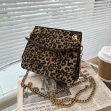 Sac à Main Leopard Carré