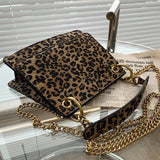 Sac à Main Leopard Carré Marron | Leopard Plus