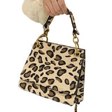 Sac à Main Leopard Carré