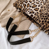 Chaine pour Sac à Main Leopard Cabas en Fausse Fourrure | Leopard Plus