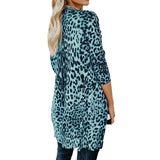Top Leopard Coupe Tunique - Bleu | Leopard Plus