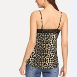 Top Leopard Dentelle de Dos | Leopard Plus