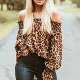 Top Leopard Épaules Dénudées - Look | Leopard Plus