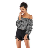 Top Leopard Femme Beige | Leopard Plus