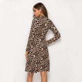 Robe Leopard Look Bohème Vue de Dos | Leopard Plus