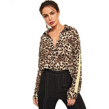 Chemisier Leopard Femme à Bande Latérale | Leopard Plus