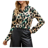 Chemisier Leopard Femme Décontracté | Leopard Plus