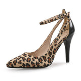 Escarpins Leopard à Talon et Brides Arrières | Leopard Plus