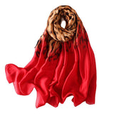 Foulard Leopard Soie | Leopard Plus