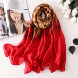 Foulard Leopard Soie | Leopard Plus