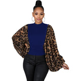 Haut Leopard à Manches Amples | Leopard Plus