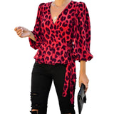 Haut Leopard Rouge Chic  | Leopard Plus