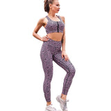 Legging Leopard Ensemble 2 Pièces Sport