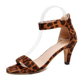 Mules Leopard 6 cm | Leopard plus