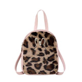 Sac à Dos Leopard en Fausse Fourrure | Leopard Plus