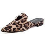 Sandales Leopard à Boucles Avant | Leopard Plus