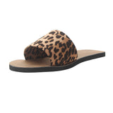 Sandales Leopard Plates Marron en Daim | Leopard Plus