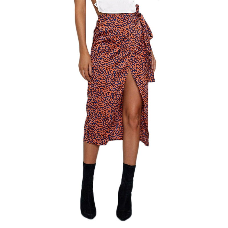 Jupe leopard rouge top
