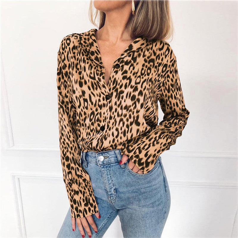 Chemisier Leopard Vert