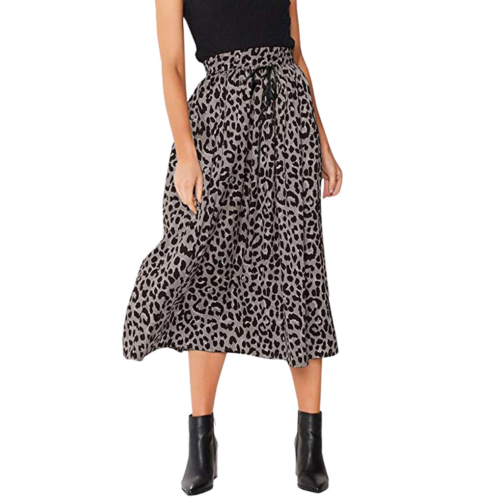 Jupe Leopard Fluide Leopard Plus