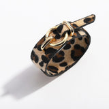Bracelet Leopard Une Boucle Gris