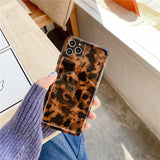 Coque Leopard Iphone Brillante