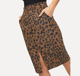 Jupe Leopard Jeans de Profil | Leopard Plus