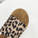 Sandales Leopard Plates Marron en Daim | Leopard Plus