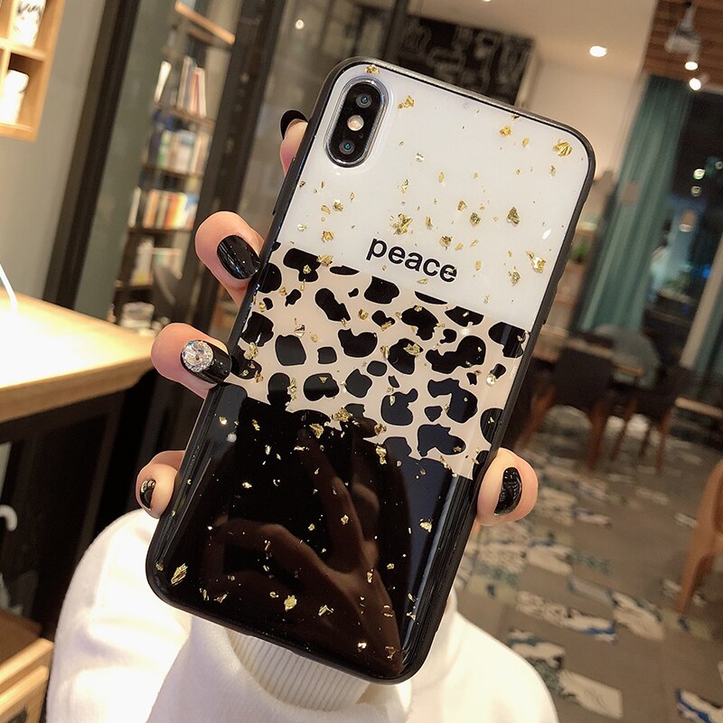 Coque Léopard iPhone Pailleté | Leopard Plus