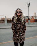 Manteau Leopard Hiver pour Femme