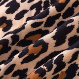 Matiere Robe Leopard Fluide et Mi Longue | Leopard Plus