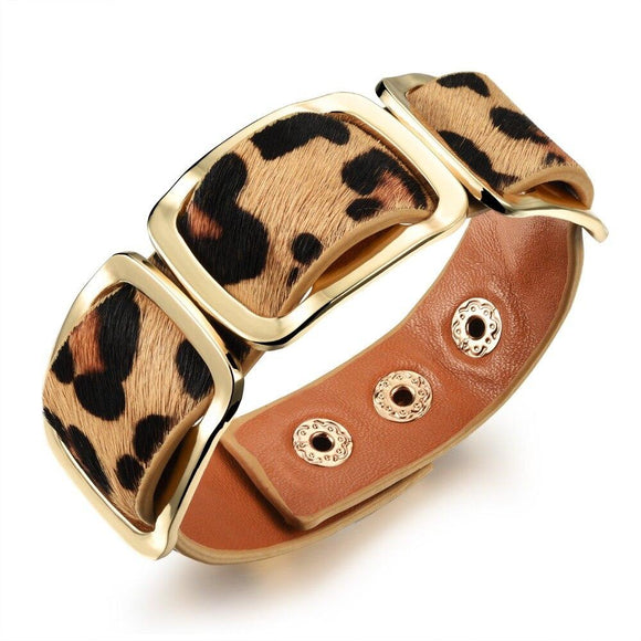 Bracelet Leopard à Broches | Leopard Plus