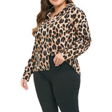 Chemisier Leopard Femme Grande Taille | Leopard Plus