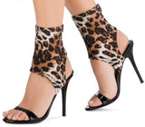 Sandales Leopard Brides & Cache Pied Montante | Leopard Plus